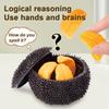 New 3D Puzzle Orange Sea Urchin Garlic Assembly Toy Logical Reasoning Hands-on Brainpower Puzzle Assembly Children's Puzzle Toys