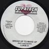 7-дюймовая пластинка LUKIE D - Break Up To Make Up NONE Supatech Record Ямайка Регги, Ска и Даб Б/У