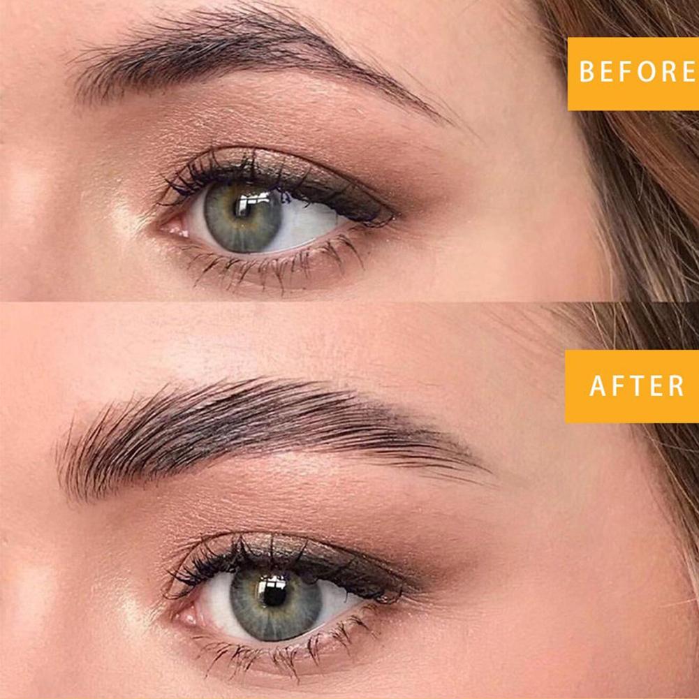 Eyebrow gel transparent wax for styling fixing long-lasting with brush