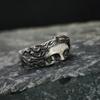 Кольцо в виде панк-Венеры со скульптурой на половину лица для мужчин, винтажное ренессансное креативное персонализированное вечернее кольцо, ювелирные аксессуары