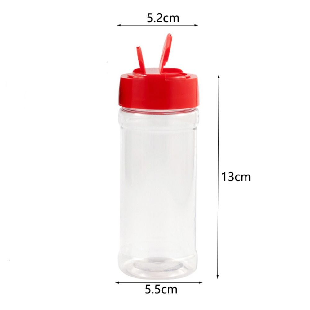 Butterfly Cover Seasoning Bottle Plastic Spice Containers Clear Plastic Spice Jar Cumin Powder