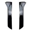 2pcs Car Window Trim Lip Spoiler For Seat Leon 5F FR Mk3 MK3.5 Rear Roof Wing Side Edge Tail Flap Rear Vertical Spoiler