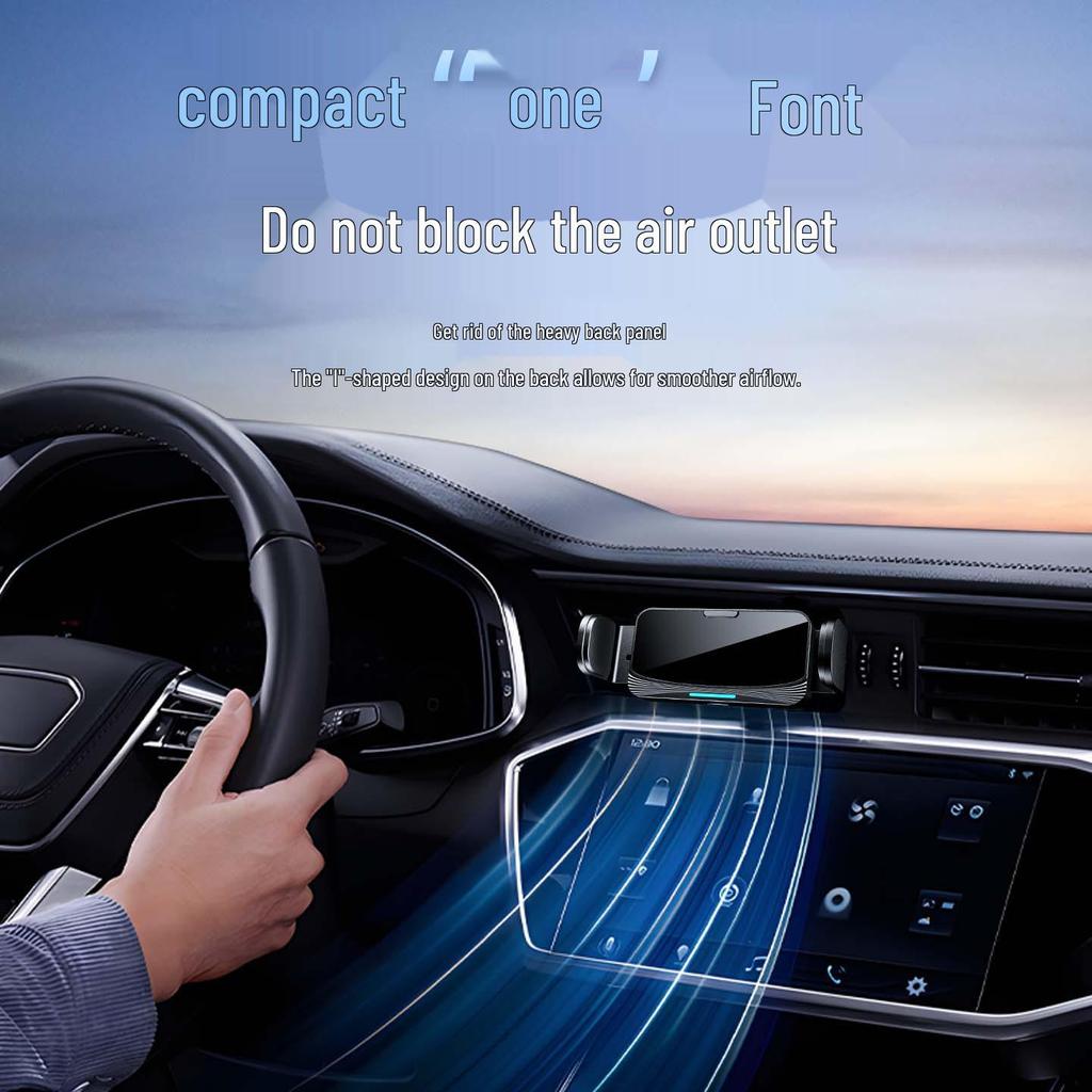 Universal Electric Car Phone Holder with Air Vent Clamp