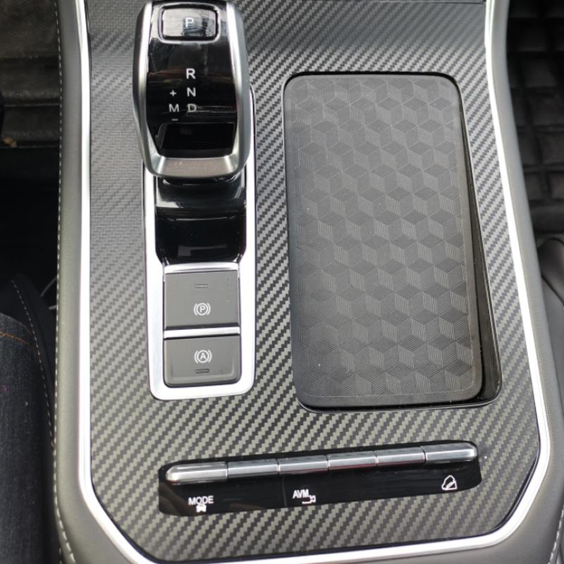 Для Chery Tiggo 7 Pro 2022, автомобильная консоль, панель коробки передач, наклейка, полоски, пленка из углеродного волокна, украшение интерьера