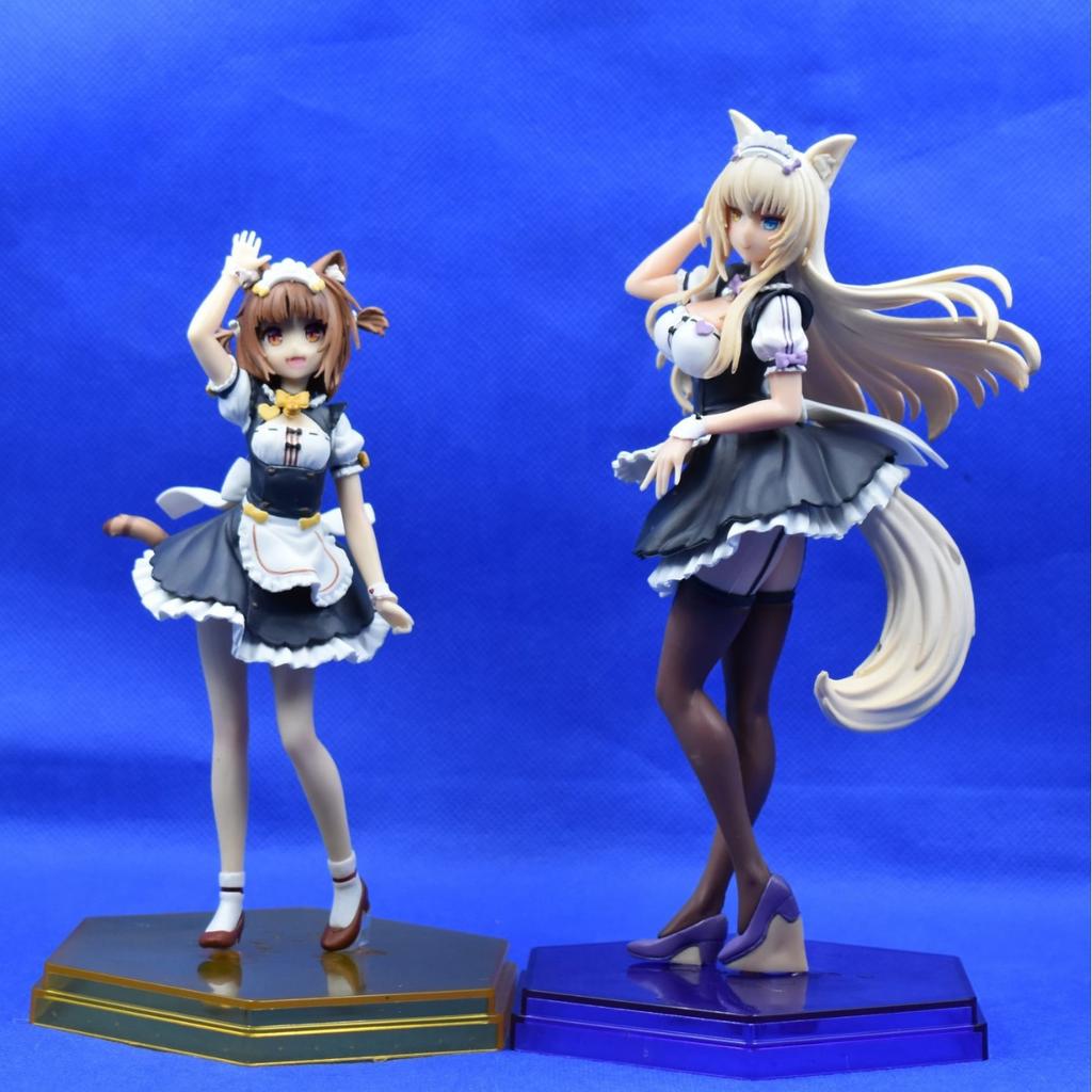19СМ Аниме Nekopara Кокосовая Фигурка Стоящая В Наряде Горничной Вер Аниме Азуки Модель Игрушка Коллекция Подарков Фигурка Действия ПВХ