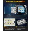 NAOEVO 4 дюйма 2 шт. светодиодные фары Pod Lights Spot Flood Combo светодиодные противотуманные фары для вождения 4x4 Off Road Фары рабочие фары для грузовика, лодки, квадроцикла, UTV, джипа