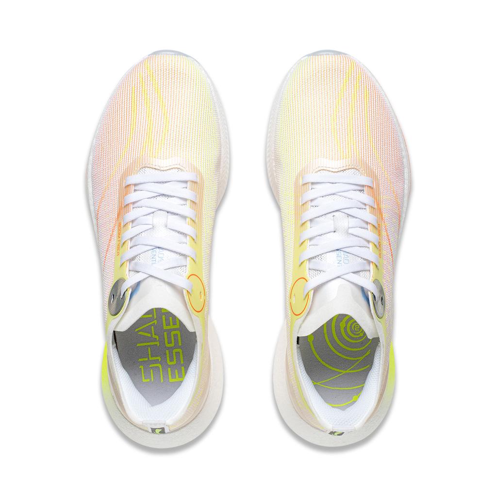 Li Ning Absolute Shadow 2 Essential Featuring Dual Technology Lightweight Breathable Cushioning Support Men Sneakers White Green ARRU003-1