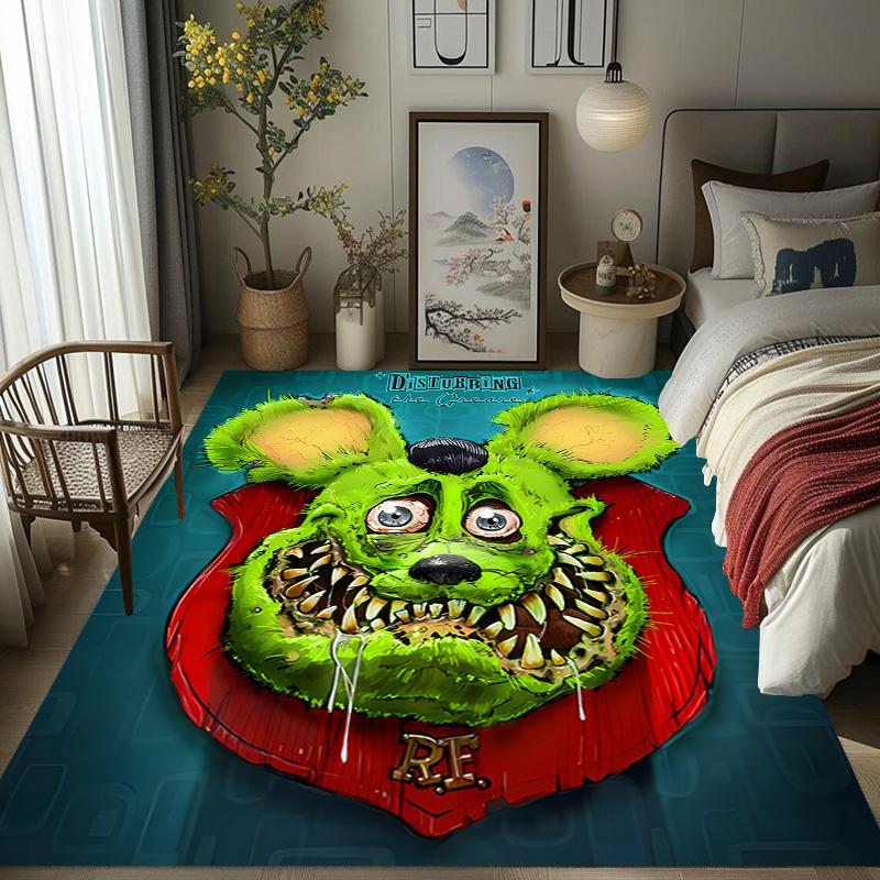 Rat Fink: Wild Ride World Kustom Cars carpet printing Suitable for all seasons Protective pad Doormat Bathroom mat