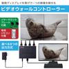 ELECOM 4-экранный разветвитель HDMI-экран Multi Viewer 4K(3840×2160)Совместимость с переключателем 60 Гц PS4/5 Экран можно поворачивать. 8 вариантов раскладки, черный цвет.