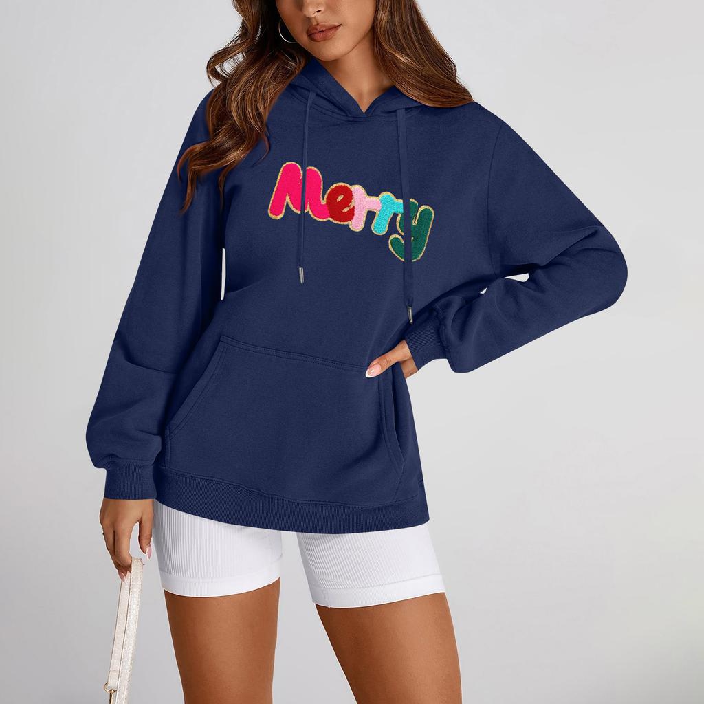 Women's Hoodies Letter Printed Sweatshirt Pullover