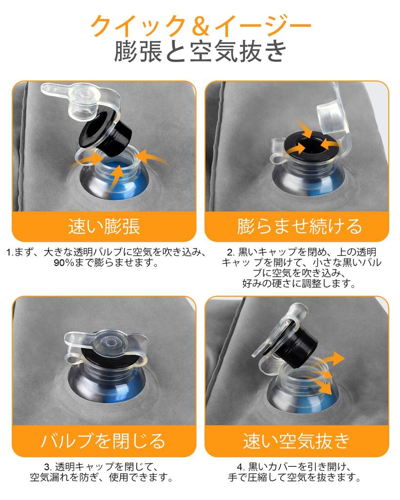 Sunany Airplane Comfortable Airplane Foot Pillow with Three Height 150kg Weight Car Car No Tools Required Eye and Storage Footrest, Adjustments,