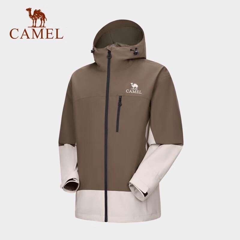 Camel Мужская жесткая походная куртка серии Wild A14CA18672