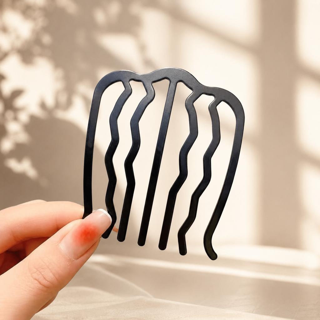 Alloy Hair Fork for Women Korean Pearl U Shaped Hair Pin Floral Bun Holder Non Slip Updo Hair Stick Wedding New Hair Accessories