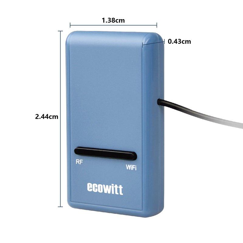 WiFi-шлюз Ecowitt GW1100 - Термометр, Гигрометр, Барометр, Измеритель температуры и влажности в помещении, для дома и офиса