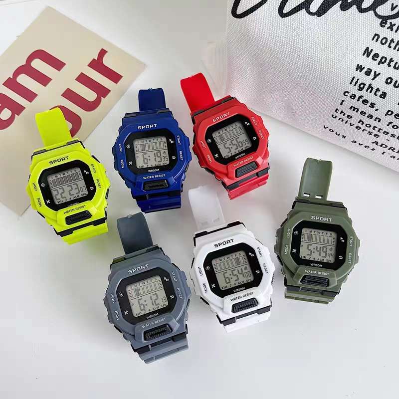 Светящийся будильник водонепроницаемый новый для мужчин и женщин многофункциональные электронные часы спортивные светодиодные часы уникальные