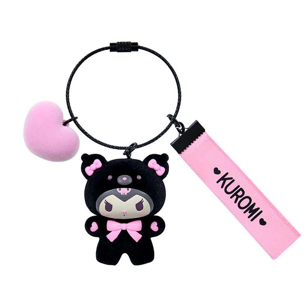 Sanrio Куроми Пушистый Брелок 387690 (Черные животные)