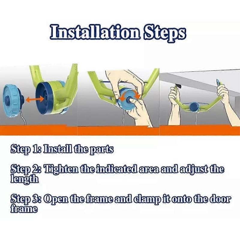 Door Ping Pong Game Over The Door,Adjustable Doorway Game Pingpong Trainer