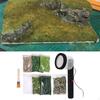 Static Grass Planter Hobby Craft Railroad Layout Mini for Flocking Machine Scene