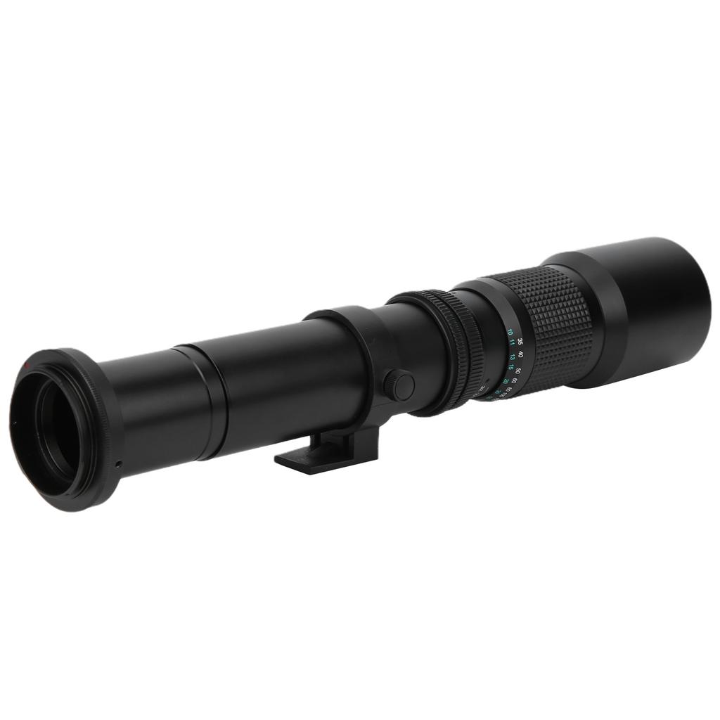 500mm F8F32 Manual Focus Telephoto with 2X Magnification Lens for Canon EFS Mount SLR(black )