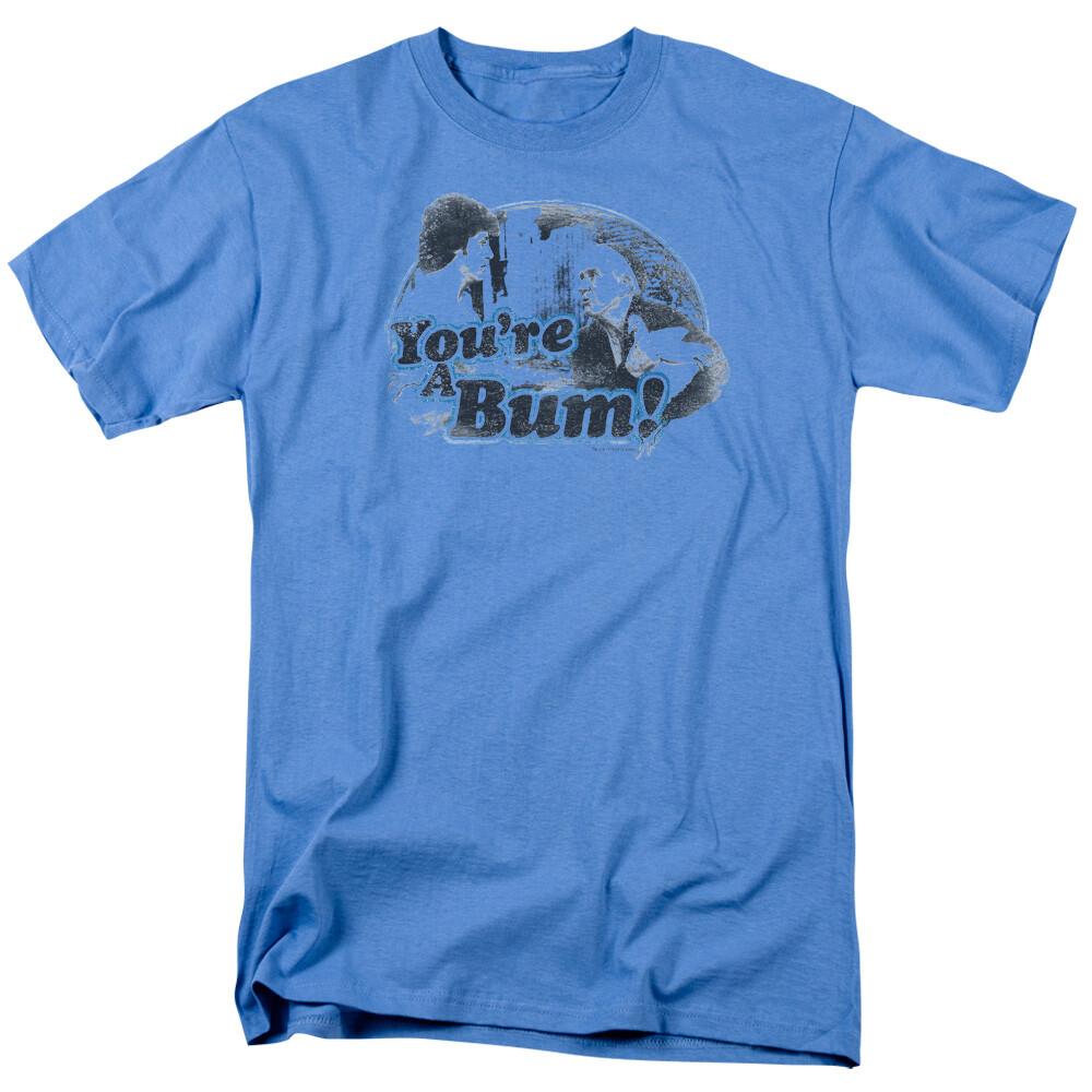 Rocky Youre A Bum T Shirt Mens Licensed Boxing Movie Creed Balboa Carolina Blue