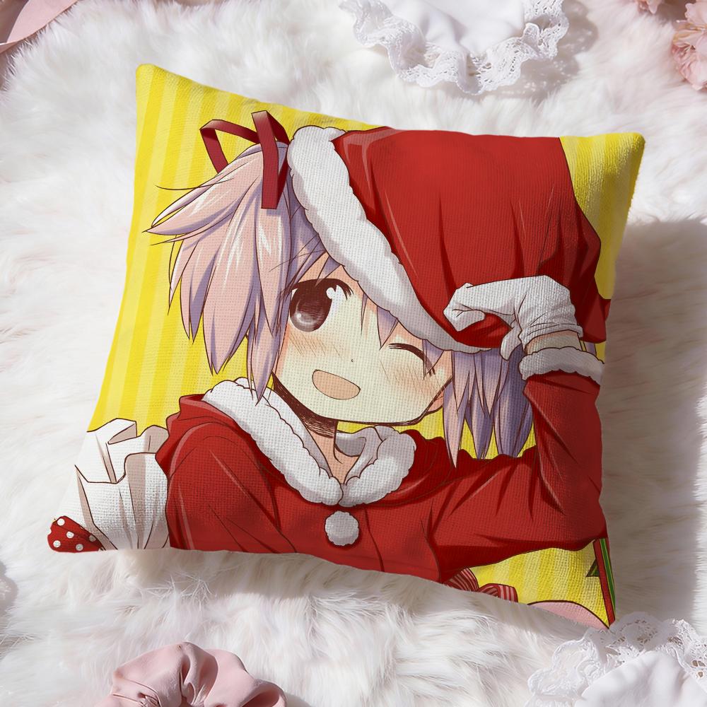 P-Puella Magi Madoka Magica Наволочка Премиум-Комфорт Двусторонняя Наволочка - Дизайн "Два в Одном" для Любой Комнаты и Салона Автомобиля