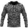 Mexico Aztec Hoodie 3D Printed Vintage Mexican Totem Sweatshirt Men Clothes Long Sleeves Outdoor Sports Pullover Hoodies Coat