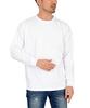 [T-shirt.st] Футболка с длинным рукавом, однотонная, extra плотная, 10,2 унции, мужская, белая, размер M