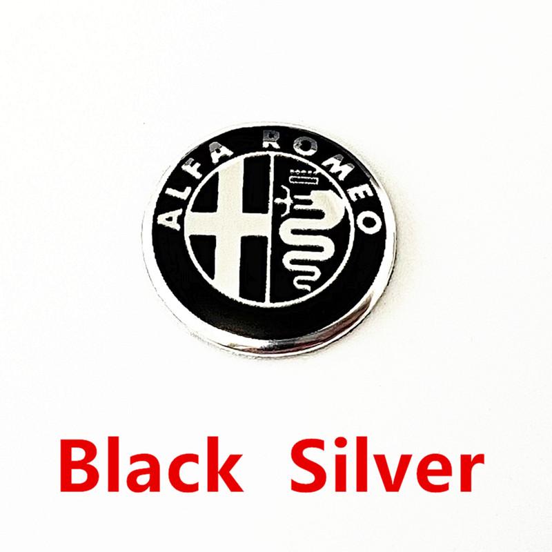 Car Stickers For Alfa Romeo 5 Pcs 14mm Car Remote Shell Button Fob Key Logo Sticker Badge Emblem Decal Symbol Labeling For Alfa