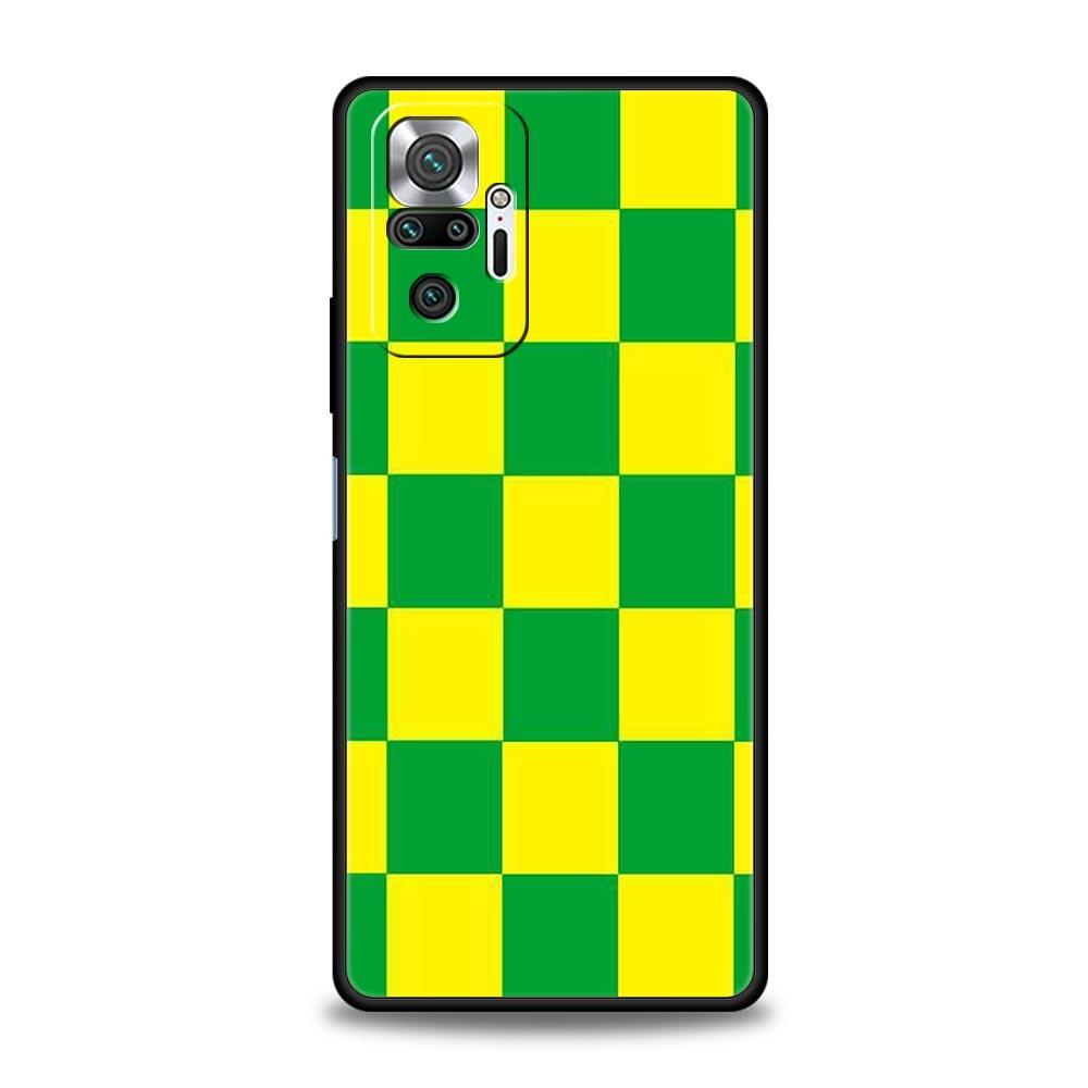 Чехол для телефона для Xiaomi Redmi Note 14 13 12 5G 11 10 Pro Plus 4G 9S 9 14C 13C 12C 10C 9C 9A Cover Ретро Классическая Шахматная Доска Клетка