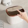 Настольное мусорное ведро Бытовое для гостиной Ведро для чайной заварки Герметичное и разделенное Мини-контейнер для хранения с большим диаметром