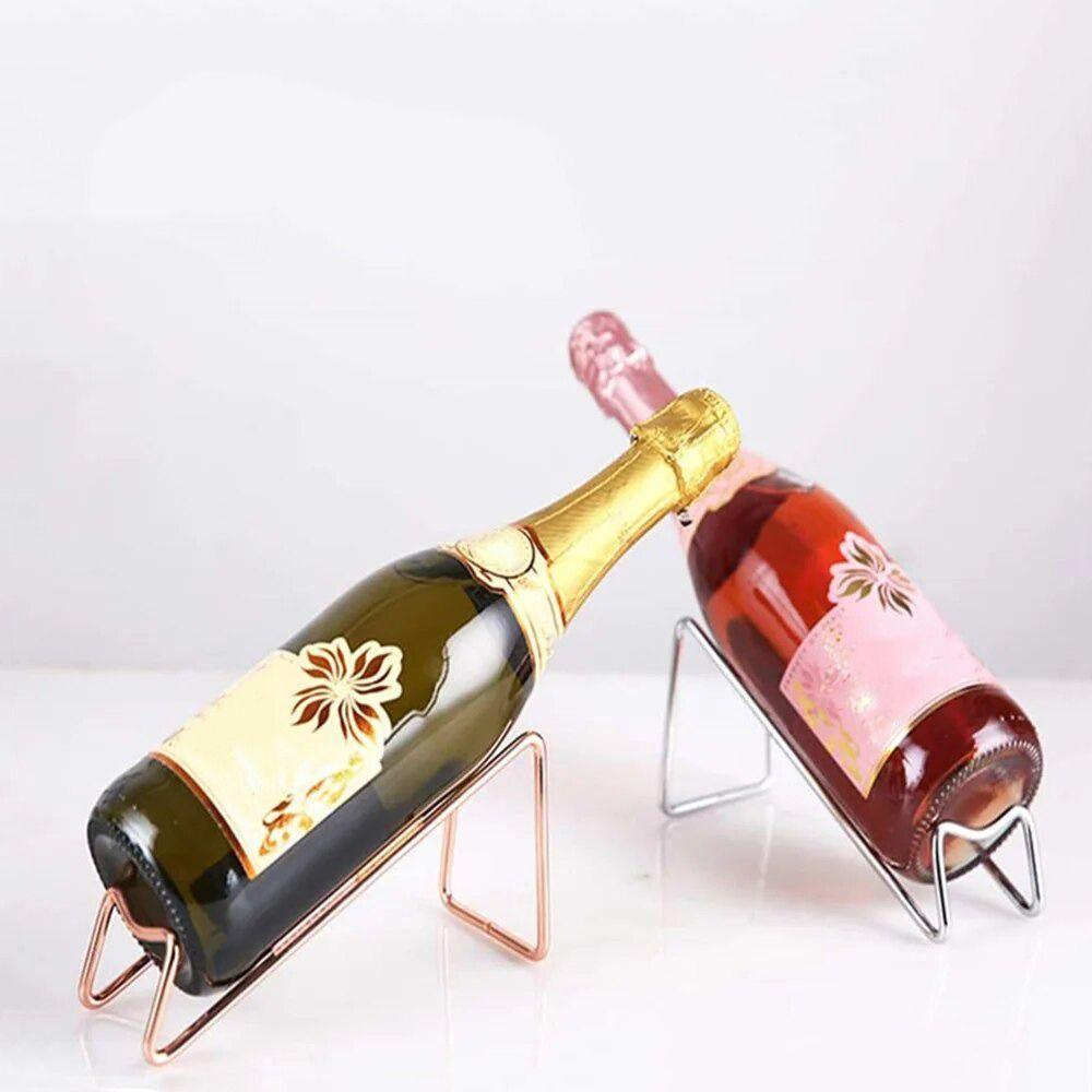 Гальваническая стойка для винных бутылок, железная стойка для хранения вина, держатель для винных бутылок, пивная