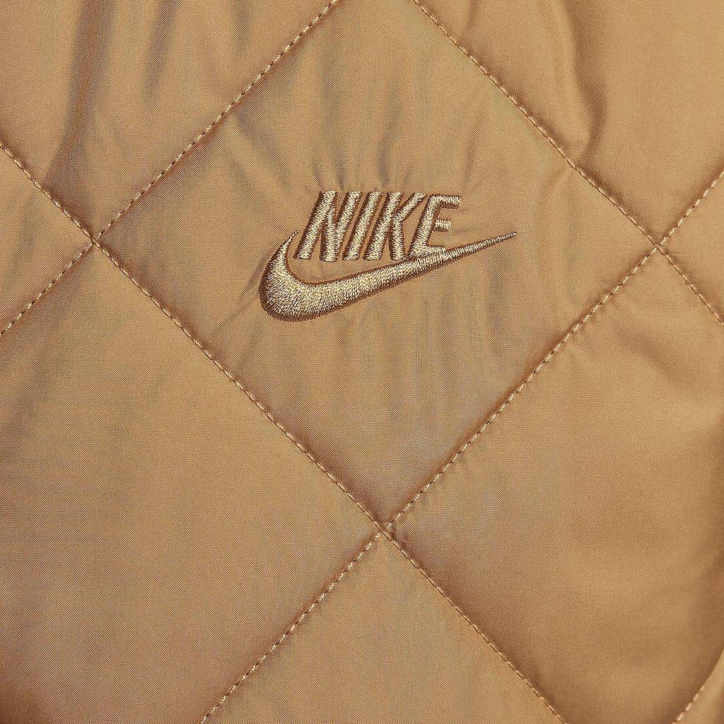 Nike Однотонная спортивная теплая модная куртка мужская куртки цвета хаки FZ0635-224