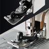 Industrial Overlock Presser Foot Built-in Side Cutter - Heavy Duty Stainless Steel Low Shank Sewing Machines CY-10 Compatible