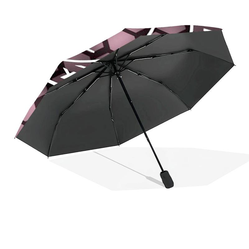 Inter Mi-ami Fc Emblem Printed Automatic Umbrella, 8-Frame for Travel, camping, Casual Umbrella, Essential Gift for for family and friends