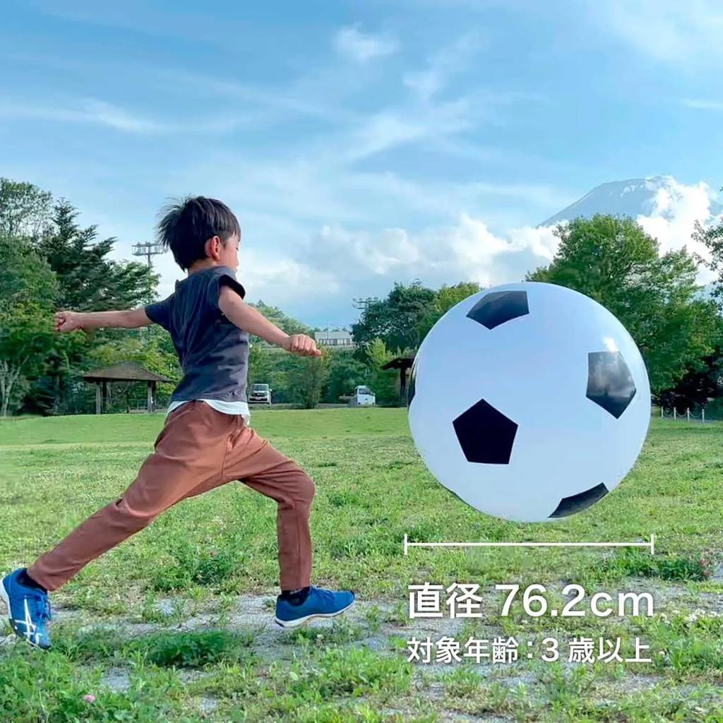 FUNPARK Гигантский футбольный мяч, Очень большой, В комплекте воздушный насос