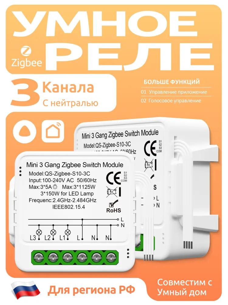 Tuya Zigbee 3.0 Smart 2Channel Relay, Alice Helpers Support