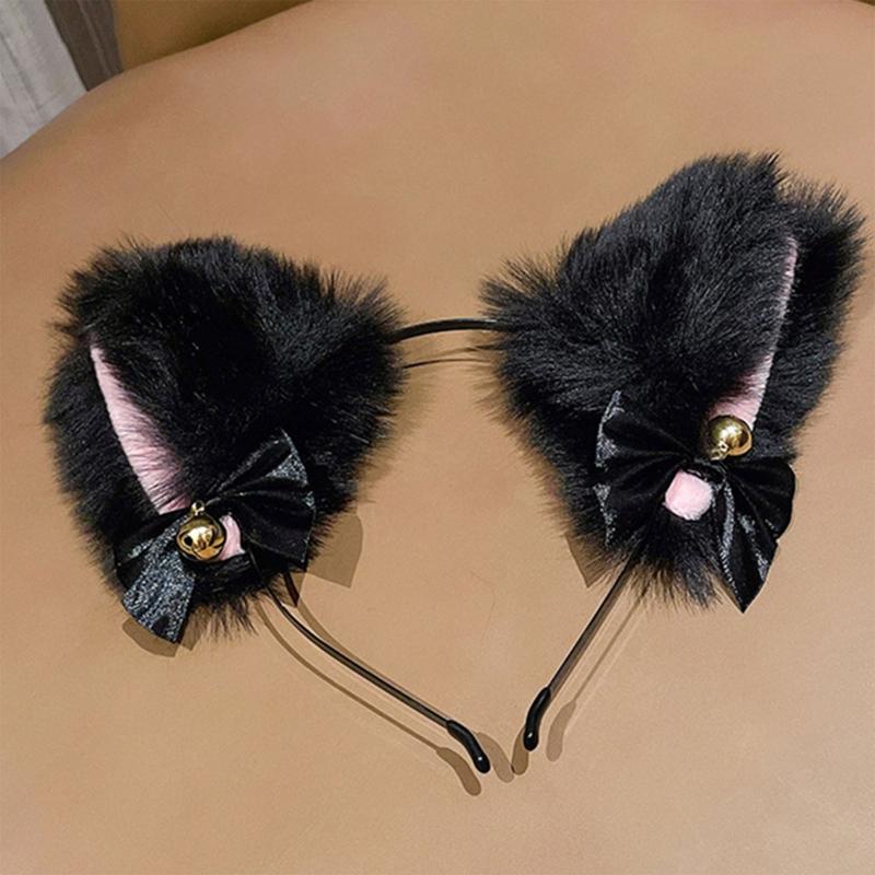 Животное Лиса Кошки Собака Уши Форма Ободок и Чокер Хэллоуин Косплей Костюм Вечеринка Аксессуары для Взрослых и Детей