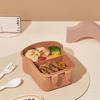 Capybara Meal Boxes Grid Crisper Cute Lunch Box  for Outdoor Picnic School