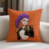 Demon Hunters Kpop Pillowcase Sofa Anime Cushion Cover Soft Touch