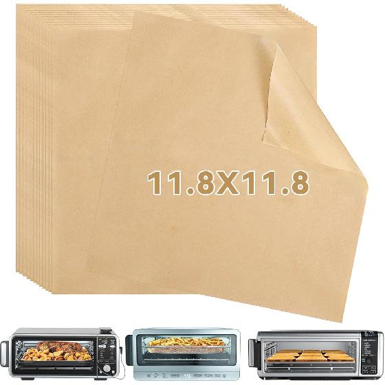 4 Pack Air Fryer Liners for Ninja Flip Toaster Oven & Air Fryer, Non-stick Reble