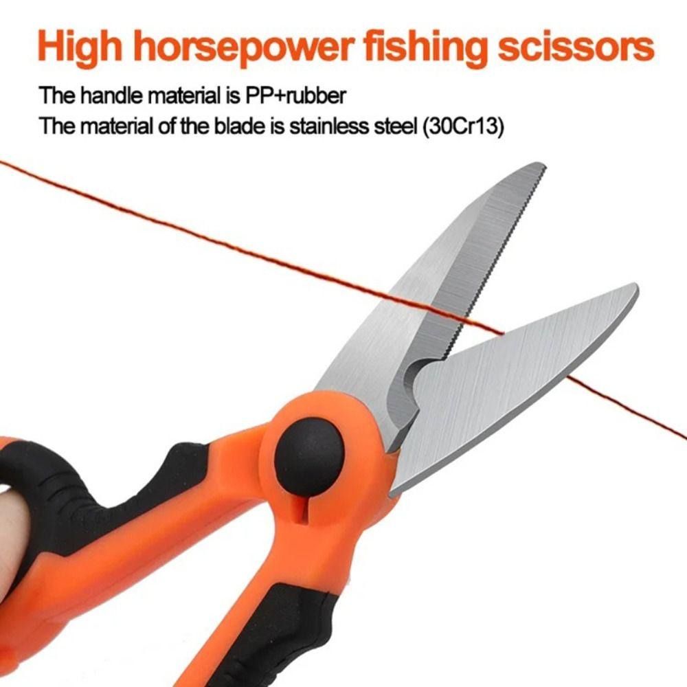 High Carbon Steel Scissors Hand Tool Electrician Scissors Fishing Scissor Fishing Tool