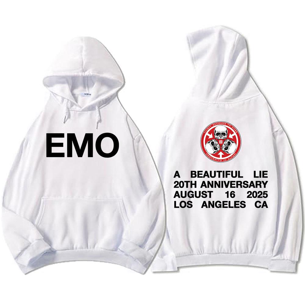 Рок-группа THIRTY SECONDS TO MARS Толстовки с капюшоном в стиле гранж с длинным рукавом Мужская и женская одежда Уличная одежда Унисекс Толстовка