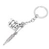 Брелок из сплава, подвеска в виде тату-машинки, модный панк-брелок, ювелирный аксессуар