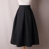 Женская расклешенная юбка с высокой талией, плиссированная юбка, уличная юбка, полная юбка-миди