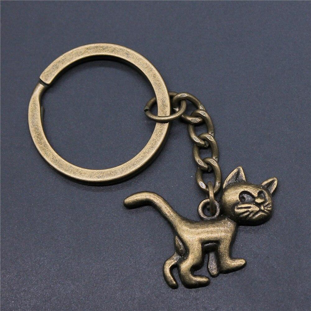 1 шт., 30x22 мм, подвески в виде кошки, брелок для подарков, идеи подарков