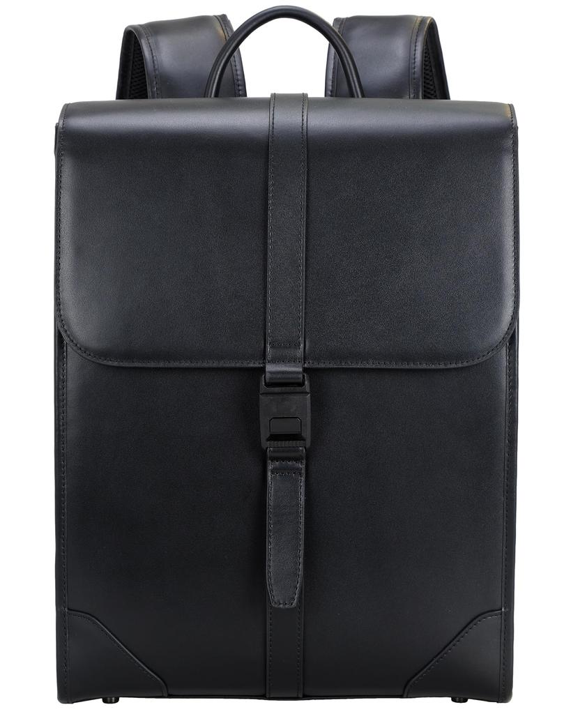 Masa Kawa Рюкзак из натуральной кожи для школы для мужчин, Большая вместимость, Рюкзак для ноутбука 14 дюймов, Молния YKK, Водонепроницаемый, Повседневный, Идеально подходит для бизнеса