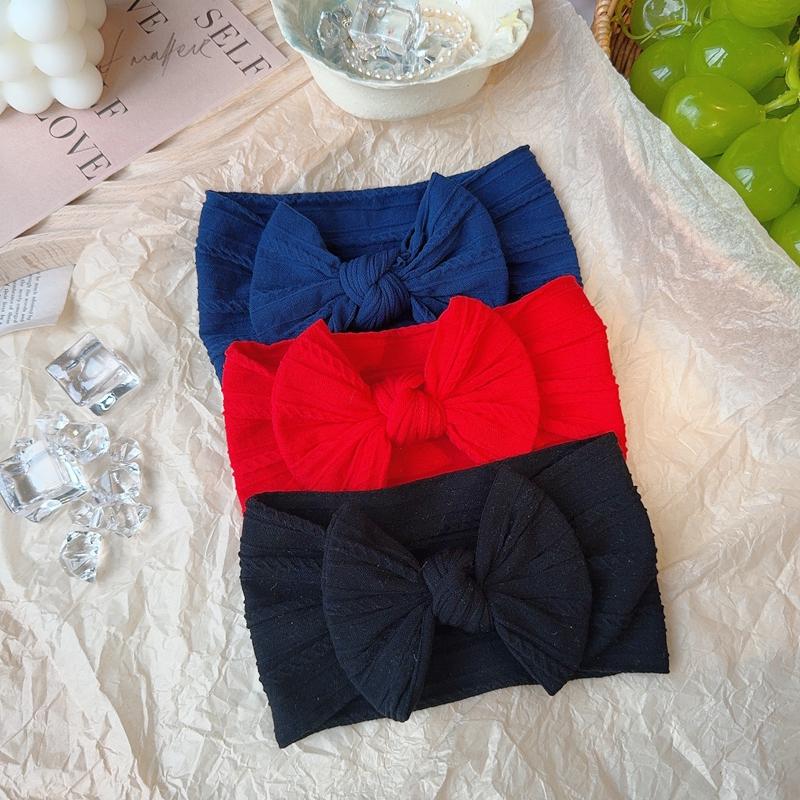 3 шт. Повязки на голову с бантами для маленькой девочки, повязка-тюрбан для новорожденного, аксессуар для волос, детская повязка для волос, уличная повязка на голову для малышей и детей, аксессуары для волос