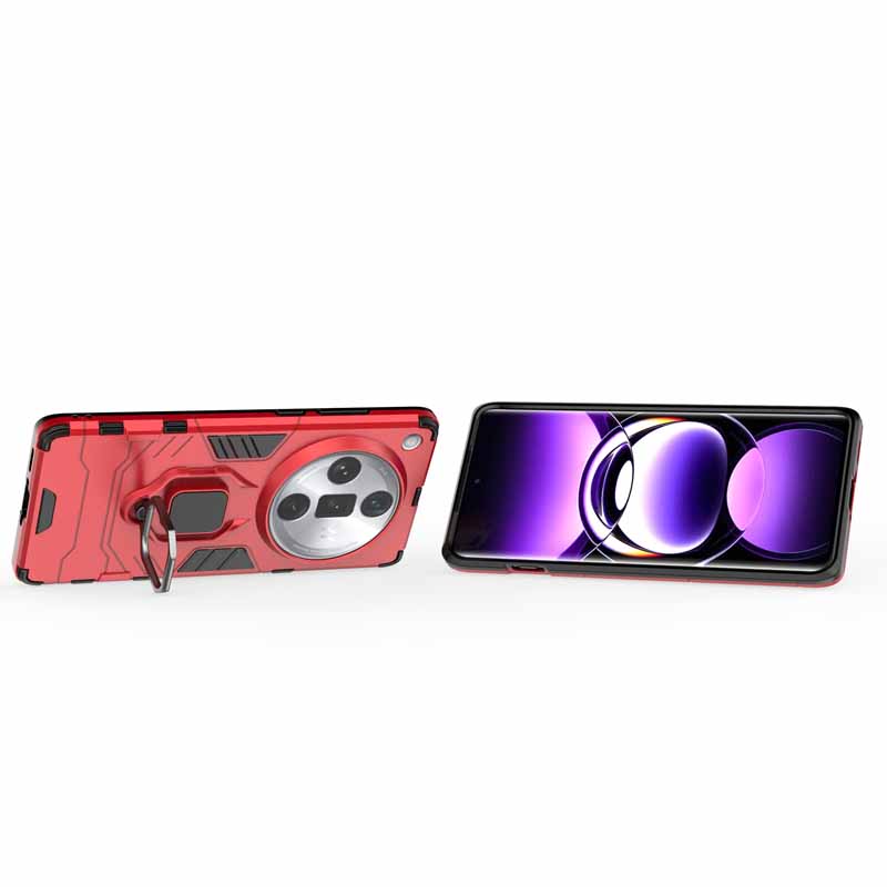 Shockproof Case For OPPO Find X7 Ultra X6 X5 Neo X3 Lite Armor Holder Back Coque for Realme 9 10 11 12 Pro Plus 4G Phone Cover