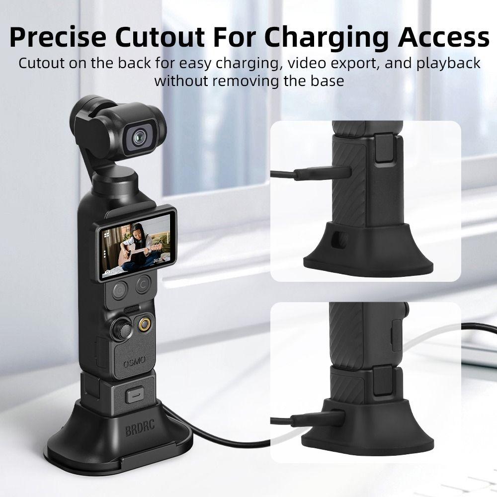 Detachable Car Mount Base Support Stand for DJI Osmo Pocket 4/3 Gimbal Camera Accessories