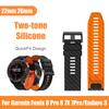 Силиконовый ремешок для часов 26/22 мм для Garmin Fenix 8 Pro 8 7X 7Pro/Enduro 3/Tactix 8/Instinct 2X Смарт-часы Запасные ремешки для часов